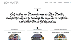Desktop Screenshot of lion-hunter.com